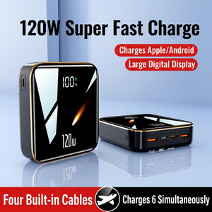 ยูชวง พาวเวอร์แบงค์ 20000mAh 66W ชาร์จเร็ว รองรับการชาร์จอุปกรณ์หลายเครื่อง แบตเตอรี่สำรองแบบพกพา - Product Image 5