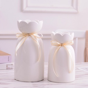 <span class=keywords><strong>Vase</strong></span> en <span class=keywords><strong>céramique</strong></span> <span class=keywords><strong>Ikebana</strong></span>, petit cylindre, pour mariage, en marbre, pour la décoration de la maison - Product Image 3