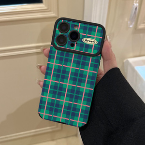 <span class=keywords><strong>Coque</strong></span> de téléphone portable de style britannique, compatible avec <span class=keywords><strong>iPhone</strong></span> 16/15, résistante aux chutes, 17ProMax, vert rose contrasté, <span class=keywords><strong>coque</strong></span> souple - Product Image 2