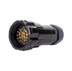 Không thấm nước 19-pin socapex nam cắm nữ ổ cắm dẫn nguồn ánh sáng Inline kết nối với bìa cho giai đoạn di chuyển đầu đèn - Product Image 2