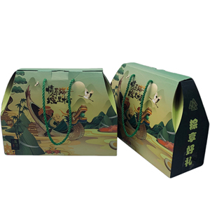Tinh tế Dragon Boat Festival bao bì hộp giấy di động zongzi quà tặng bao bì túi giấy - Product Image 4