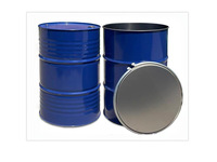 Bleu 200L 210L 220L Vide Tête Serrée Open Top Acier Tambour En Métal Baril À Vendre