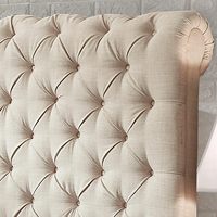 Meubles de chambre à coucher, lit capitonné en bois, nouveau design, luxe moderne, lit en tissu personnalisé, durable, doux, taille king ou queen
