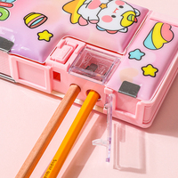 Trousse à crayons pour enfants, multifonctionnelle, écologique, de haute qualité, styles variés, grande capacité, jeu de puzzle, vente chaude