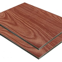 Panneaux composites en aluminium ACP/ACM, 2 mm, 3 mm, 4 mm, couleur bois, personnalisation acceptée