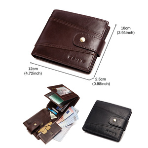 KAVIS <strong>Cardholder</strong> Real Leather Luxury <strong>Mens</strong> <strong>Wallet</strong> Bifold Slim <strong>Wallets</strong> for Man Vintage Cowhide <strong>Wallet</strong> <strong>Men</strong> - Product Image 5
