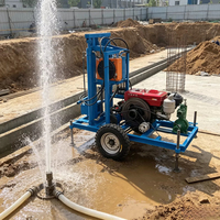 Foreuses minières motorisées diesel pour puits d'eau agricoles, profondeur max. 200 m, diamètre 50 mm