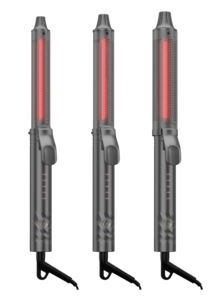 Fer à boucler infrarouge en céramique certifié avec écran LCD numérique, coiffage rapide, 5 réglages de température, double tension pour hôtels et usage domestique - Product Image 4