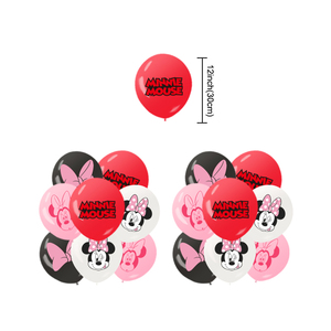 Dessin animé <span class=keywords><strong>Minnie</strong></span> thème bébé douche décorations <span class=keywords><strong>joyeux</strong></span> <span class=keywords><strong>anniversaire</strong></span> bannière souris Figure fête ballon fête décorations pour les filles - Product Image 4