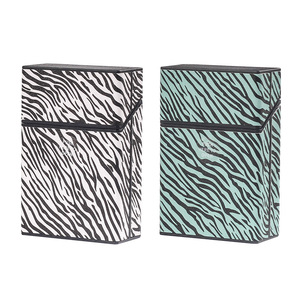 Boîte à cigarettes en plastique à motifs zébrés <span class=keywords><strong>de</strong></span> 20 épaisses, étui à cigarettes masculin anti-pression et anti-humidité à boucle d'emballage entier - Product Image 5
