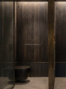 Parquet en chêne français fumé, brossé, de qualité rustique, à larges lames, finition mate en uréthane, pour murs, sols et plafonds, de la marque LongWell - Product Image 4