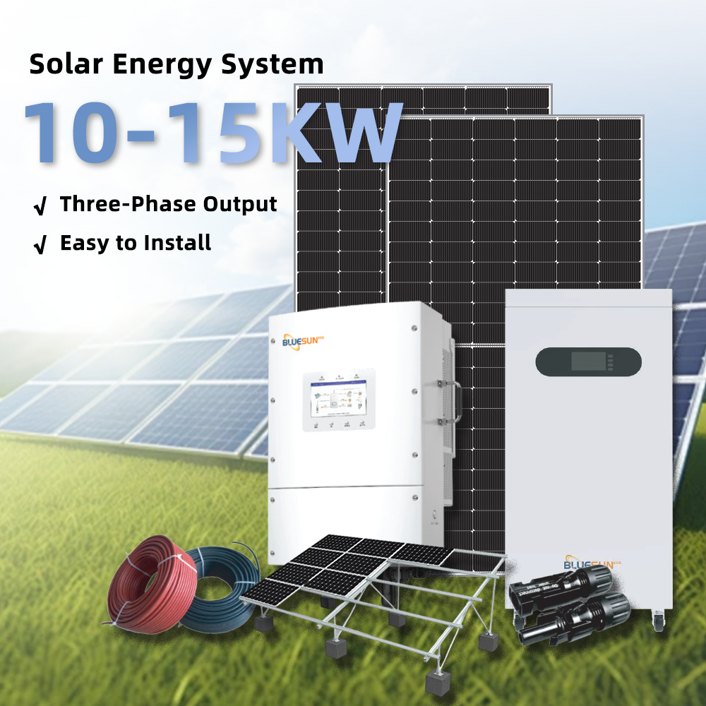 Factory Price Directly Support CE VDE Hybrid 3 Phase 10KW <strong>15kw</strong> <strong>Solar</strong> <strong>System</strong> Kit with 15Kwh 30kwh Battery Back up for House