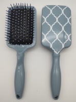 Nouvelles conceptions imprimées, grande brosse à cheveux carrée à coussin d'air pour massage du cuir chevelu et démêlage, pour femmes, usage domestique