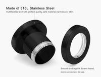 Kit de dilatateurs d'oreilles en acier chirurgical, boucles d'oreilles tunnel, plugs d'lobes d'oreilles, ensemble de bijoux de piercing corporel pour femmes et hommes
