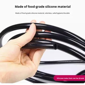 <span class=keywords><strong>Tuyau</strong></span> en silicone noir brillant de <span class=keywords><strong>25</strong></span> <span class=keywords><strong>mm</strong></span>, inodore, résistant à la température, de qualité alimentaire, pour l'eau, prix de gros CN - Product Image 2