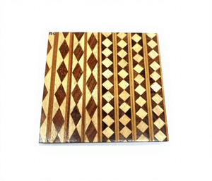 Best Selling New Quality Handicraft 4-Piece Set Eco-Friendly Modern Square 10x10 CM Mango Wood <b>Coasters</b> Kitchen Table Mats Pads - Product Image 1