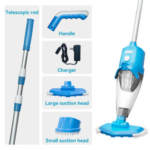 Aspirador eléctrico de mano para <span class=keywords><strong>piscina</strong></span>, aspiradora automática de hojas para <span class=keywords><strong>piscina</strong></span>, <span class=keywords><strong>barredora</strong></span>, cepillo de limpieza robótico y deslizante - Product Image 2