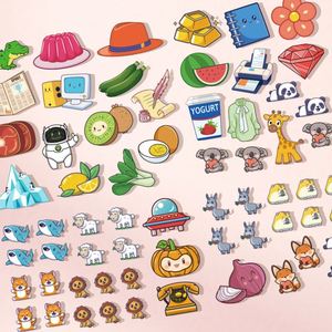 Jouets éducatifs multifonctionnels pour dessiner 26 lettres ABC et chiffres, autocollants réutilisables, cartes d'alphabet à colorier à l'eau - Product Image 3
