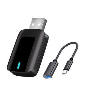 Biểu Tượng Tùy Chỉnh 2in1 Không Dây Dongle Apple Carplay Android Tự Động USB Tpy-C Có Dây Để <span class=keywords><strong>Adapter</strong></span> Không Dây Cho Ban Đầu Dây Carplay - Product Image 1