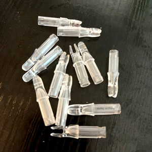 6.2MM <strong>Inserted</strong> <strong>Arrow</strong> Nocks <strong>Glue</strong>-in Nocks for Carbon <strong>Arrow</strong> - Product Image 2