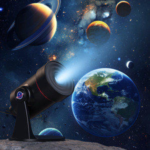 Projecteur de <span class=keywords><strong>ciel</strong></span> <span class=keywords><strong>étoilé</strong></span> rotatif <span class=keywords><strong>4K</strong></span> ultra-clair multifonction, lampe projecteur de galaxie et de météores, veilleuse LED pour décoration intérieure - Product Image 6