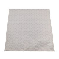 Papier nid d'abeille de qualité alimentaire pour hamburger avec couche de feuille d'aluminium, isolation alimentaire, emballage en papier anti-graisse pour burger
