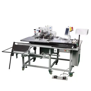 DT 3020TD-ADN Direct drive double needles semiautomatic welt pocket sewing machine industrial