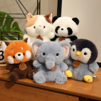 Usine Mini Grue En Peluche Porte-clés PP Coton Rempli Griffe Distributeur Automatique Jouet Animal En Peluche Pendentif Poupée