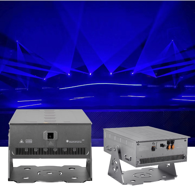 High Power IP65 Outdoor Waterproof Laser Projector 3D RGB Ra95 Aluminum DMX/RJ45 Smart Home Compatible 80W-150W Laser Light