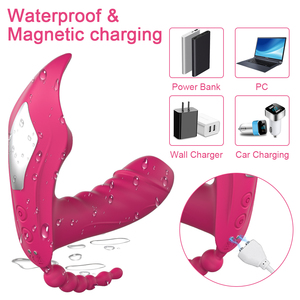 Hete verkoop: draagbare en app-gestuurde clitoris- en <span class=keywords><strong>G</strong></span>-<span class=keywords><strong>spot</strong></span> dubbele stimulatie slip met verwarming voor vrouwen - Product Image 4