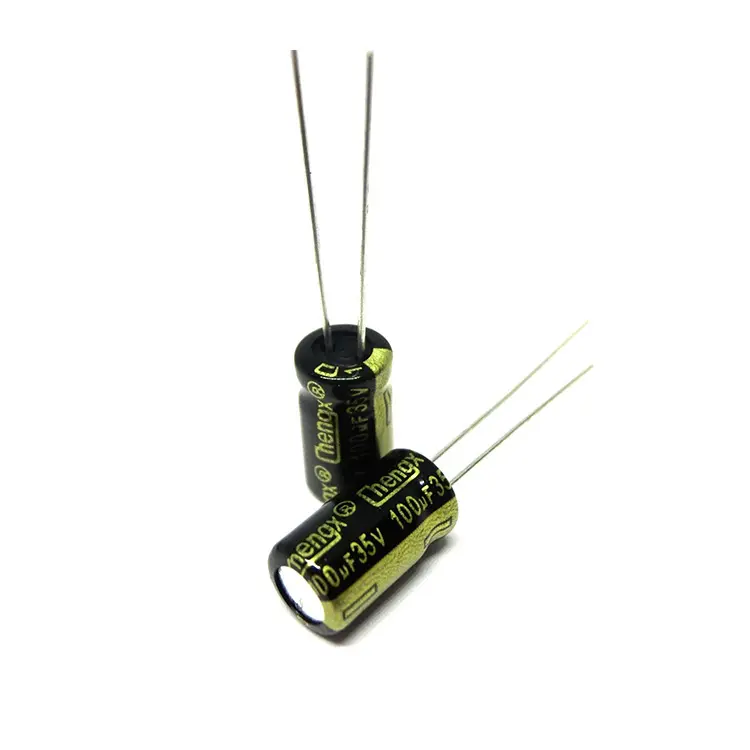 hxyddzDIP Aluminum Electrolytic Capacitor 16V 25V 35V 100V 470UF 100uf 1000uf 2200UF ELECTRONIC COMPONENTS