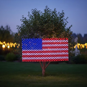 Guirlandes lumineuses LED en plastique pour la fête de l'Indépendance américaine, décoratives, IP44, avec alimentation AC 24V, lumières du 4 juillet pour dîner à thème - Product Image 4
