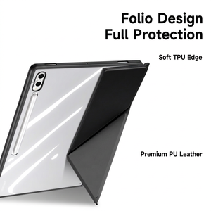 Étui de protection transparent détachable pour tablette avec emplacement pour stylet, adapté aux tablettes Samsung Tab S10 Ultra/S9 Ultra/S8 Ultra - Product Image 1