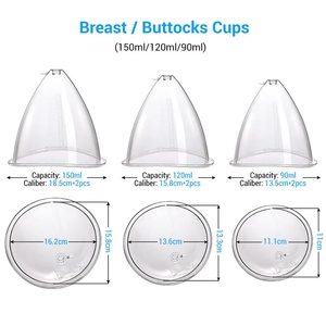 Nouvel appareil de massage portatif G8 Pro 8 en alliage chromé avec têtes vibrantes et ventouses pour l'élimination de la cellulite - Product Image 4