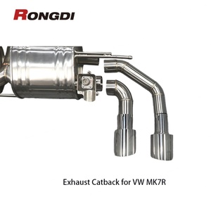 ท่อไอเสียแคทแบ็กสแตนเลส Rongdi 304 หนา 1.5 มม. สำหรับรถยนต์ VW Golf Mk7 7r/7.5r 2.0t ปี 2010-2020 - Product Image 4