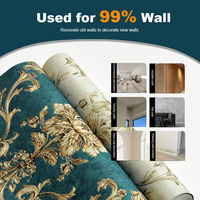 Papier peint 3D auto-adhésif en rouleau, imperméable, facile à nettoyer, film épais, autocollant mural découpable sur mesure, chambre, salon, fourniture d'usine