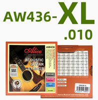 Alice Strings AW436 Steel Coated Durable Acoustic Guitar Strings
