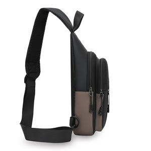 Bolso cruzado unisex ligero y transpirable de malla para uso diario, diseño de color sólido, primavera 2026 - Product Image 3