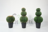Cactus artificiel en plastique de grande taille pour l'extérieur, vente en gros d'usine, 156 cm, cactus artificiel en colonne, plantes artificielles, cactus artificiel