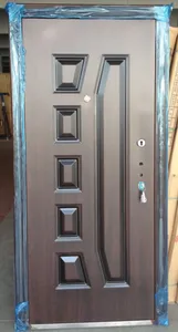Vendita all'ingrosso sicurezza porta antifurto porte d'ingresso in metallo per case