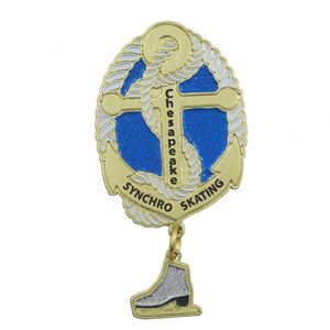 Insignia de patinaje sincronizada hermosa personalizada promocional de alta calidad de <span class=keywords><strong>Chesapeake</strong></span> - Product Image 1