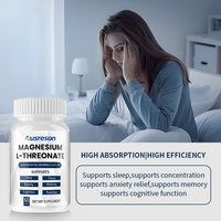 OEM Magnésium L-Thréonate Prix 2000mg 144mg Compléments pour le sommeil Fonction cognitive mémoire Capsules de Magnésium L-Thréonate pour le cerveau