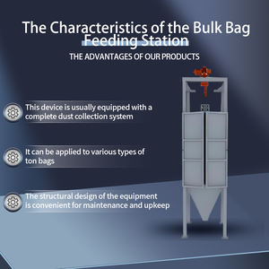 Nouvelle station de déchargement de sacs en vrac pour grains de café et poudre de ciment en acier inoxydable avec système de collecte des poussières pour restaurants, usage domestique et vente au détail - Product Image 4