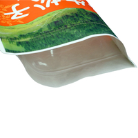 Stand up White Kraft Paper Reclosable Zipper Plain Heat Sealable Food Storage Doypack Pouch White Doypack Bag With Matte Window