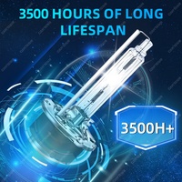 Nouveaux phares au xénon HID 65W 4300K/5500K/6000K/8000K D1S 12V 13000LM Ampoules en verre et métal à haut lumen Garantie 1 an