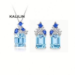 Parures de bijoux tendance en argent sterling 925 Topaz - Product Image 1