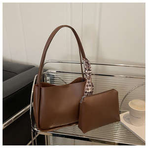 Nouvelle mode, sac à bandoulière rétro pour femmes en 2 pièces, sac fourre-tout pour femmes - Product Image 2