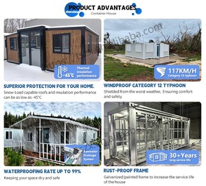 Maison pliable modulaire personnalisée Maison préfabriquée <span class=keywords><strong>Conteneur</strong></span> extensible avec prix de construction bon marché pour la maison <span class=keywords><strong>ou</strong></span> le bureau - Product Image 5