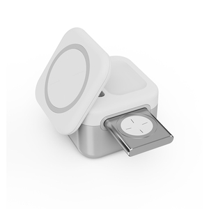 Nouvelle Arrivée 2026 – Station de Recharge Sans Fil Détachable 3-en-1 pour iPhone, <span class=keywords><strong>Apple</strong></span> Watch et <span class=keywords><strong>AirPods</strong></span> – Chargeur Magnétique Rapide de Bureau - Product Image 2