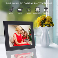 Cadre photo numérique USB 7 pouces avec carte SD